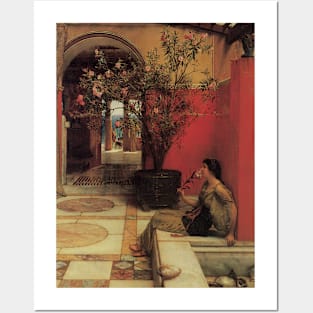 An Oleander by Sir Lawrence Alma-Tadema Posters and Art